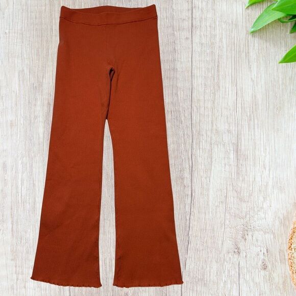 Good American Pants - Good‎ American Lettuce Edge Baby Flare Sweatpants Sporty Size 3/4 (L/XL) NWT